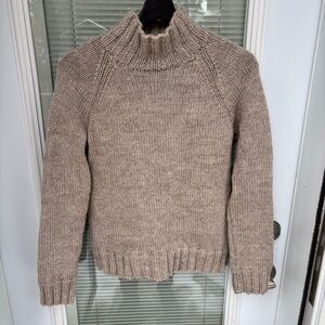 Comrags 100% Wool Luxury Mock Neck Sweater S Canadian Designed, Made in Canada
